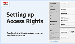 Setting up Access Rights
